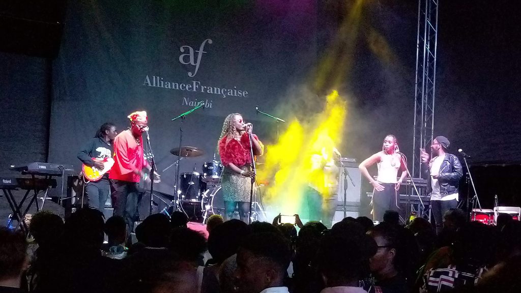 Wanavokali on stage - Alliance Française